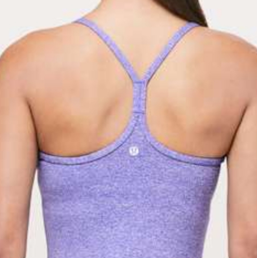 Lululemon Power Y Tank Athleisure Athletic Yoga Activewear Atrappy EUC sz 10 - Picture 3 of 8
